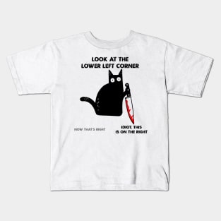 BLACK CAT Kids T-Shirt